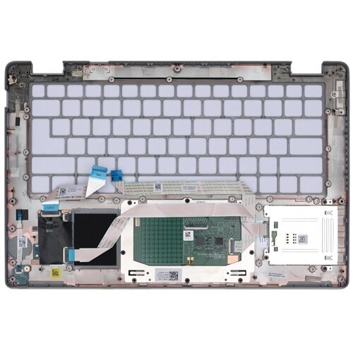 Assemblage du repose-poignets Dell à pointage unique, lecteur de carte à puce, port Thunderbolt, carte LED et ClickPad 1