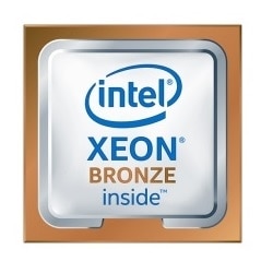 Processore otto core Bronze 3206R 1.9GHz Intel Xeon 8C/8T, 9.6GT/s, 11M Cache, No Turbo, No HT (85W) DDR4-2400 1