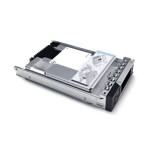 Dell 960GB SSD SAS Utilizzo Combinato FIPS SED-140 SED 512e 2.5" con 3.5" Cassetto Per Unità Ibrida Interna Bay PM6 3 DWPD 5256 TBW 1
