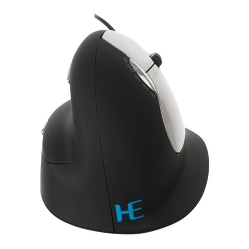 R-Go HE Mouse Break mouse ergonomico, Anti-RSI software, Grande (sopra 185mm), destrorso, Cablata - mouse - USB - nero 1
