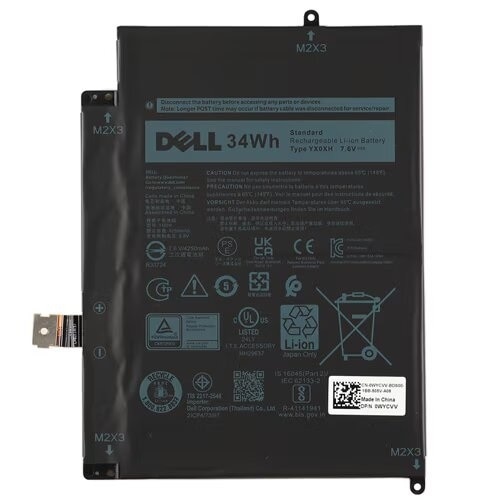 Sostituzione della batteria agli ioni di litio a 2 celle da 34 Wh Dell per alcuni notebook 1