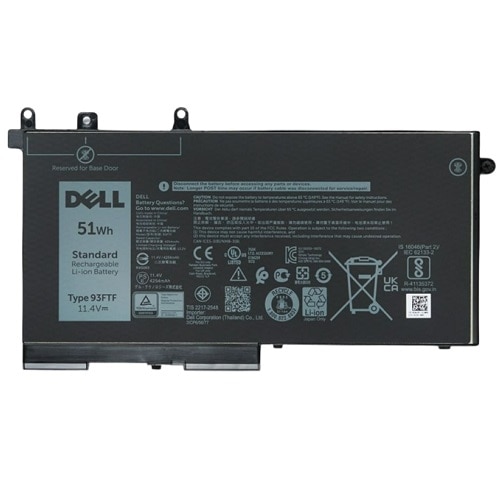 一部のノートパソコン用Dell 3セル 51 Wh リチウムイオン交換用バッテリー