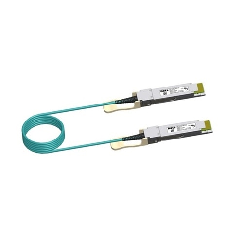 Dell Networking、200GbE QSFP28-DD アクティブ光学ケーブル、FECなし、5メートル 1