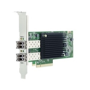Dell Emulex® LPe35002 FC32 製 デュアルポート ファイバチャネルホストバスアダプタ, PCIe フルハイト V2 1