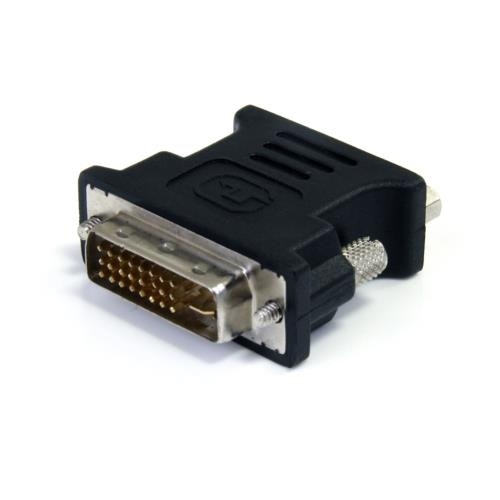 StarTech.com DVI to VGA Cable Adapter - Black - M/F - DVI-I to VGA Converter Adapter (DVIVGAMFBK) - VGAアダプタ 1