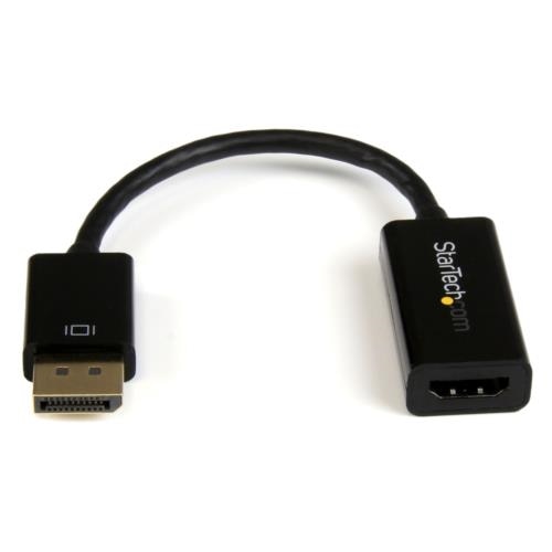 StarTech.com DisplayPort 1.2 to HDMI Adapter - 4K 30Hz - Active Audio Video Converter for DP laptop computers and HDM... 1