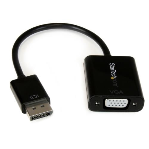 StarTech.com DisplayPort to VGA Display Adapter - 1080p 1920x1200 - Active DP to VGA (Male to Female) HD Video Conver... 1