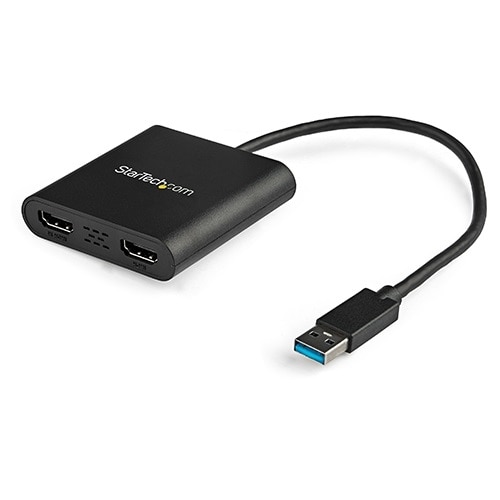 StarTech.com USB 3.0接続2ポートHDMIアダプタ 4K/30Hz対応 USB-A(オス) - 2x HDMI(メス) #USB32HD2 1