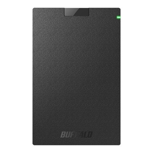 Buffalo Technology USB3.2(Gen1)対応ポータブルHDD Type-Cケーブル付 2TB ブラック #HD-PGAC2U3-BA 1