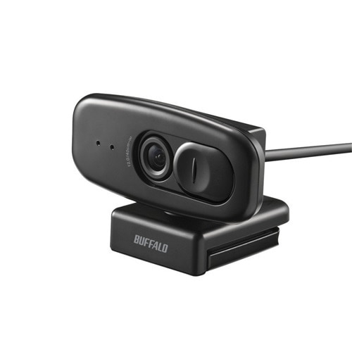 Buffalo Technology 100万画素WEBカメラ 720P HD マイク内蔵 ブラック #BSW110MBKZ 1