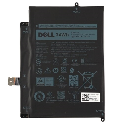 一部のノートパソコン用Dell 2セル 34 Wh リチウムイオン交換用バッテリー 1
