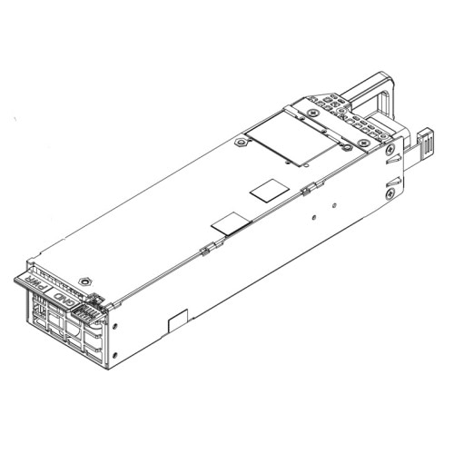 Dell Single, 핫플러그, 전원 공급 장치, 1400W 277VAC or 260-400VDC 만 Titanium, Delta 1