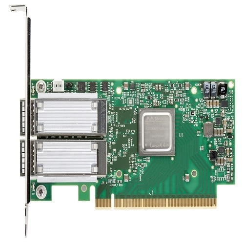Mellanox ConnectX-5 이중의포트 10/25GbE SFP28 어댑터로우 PCIe 프로파일, V2 1