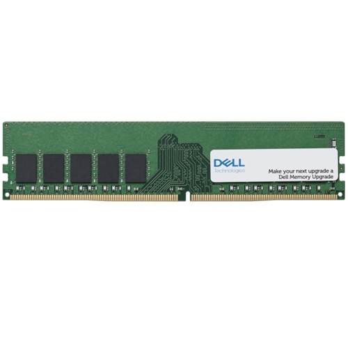 Dell 메모리업그레이드 - 16 GB - 1Rx8 DDR4 UDIMM 3200 MT/s ECC (Non-ECC 및 RDIMM 와 호환되지 않음) 1