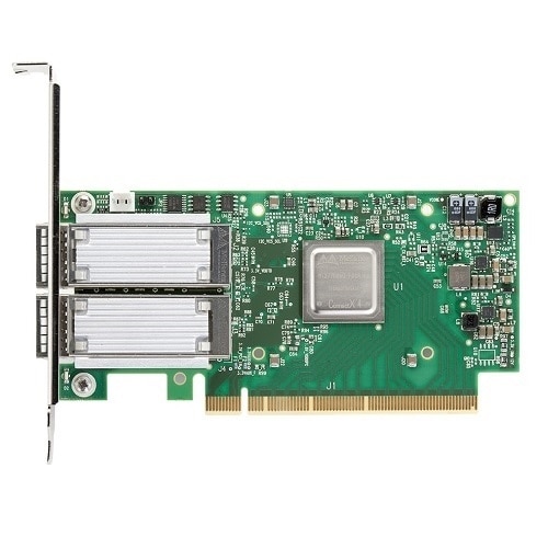 Dell Dual Port Mellanox ConnectX-4, EDR, QSFP+, Adapter - Low Profile 1