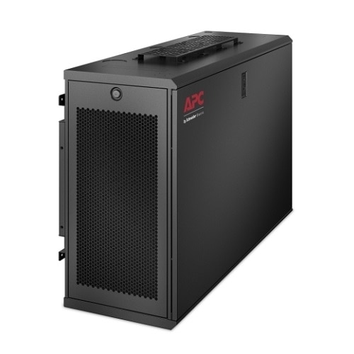 APC NetShelter WX AR106VI 6U Wall Mountable Rack Cabinet for Networking, Converged Infrastructure, Storage, Server, Airflow System - 482.60 mm Rack Width x 762 mm Rack Depth - Black 2