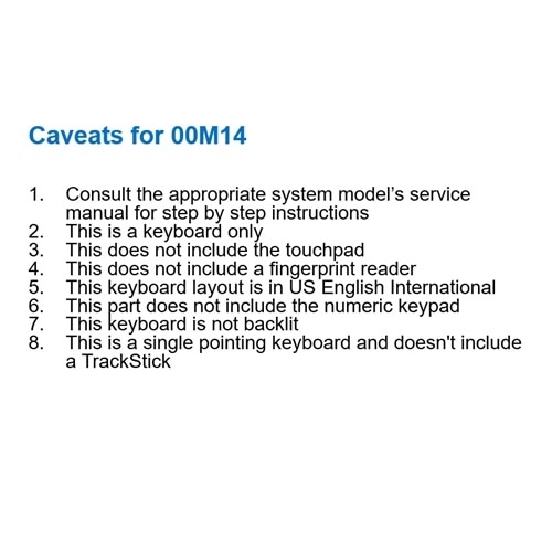 Dell English-International Non-Backlit Keyboard with 82-keys 3