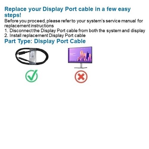 Dell 1.8 m Video Display Cable 2