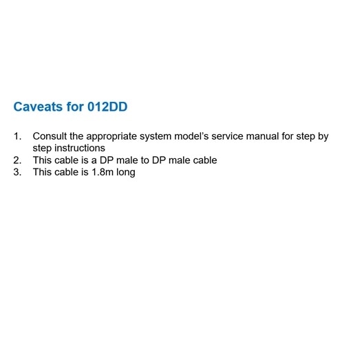 Dell 1.8 m Video Display Cable 3