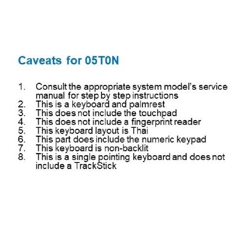 Dell Palmrest Assembly 3