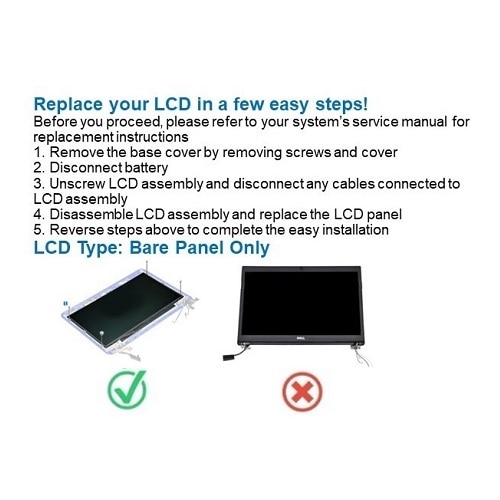 Dell 14.0" FHD Non-Touch Anti-Glare LCD with Hinge 4