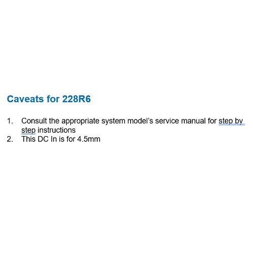 Dell DC Input Cable 3