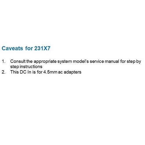 Dell DC Input Cable 3