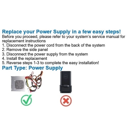 Dell 500W Power Supply 2
