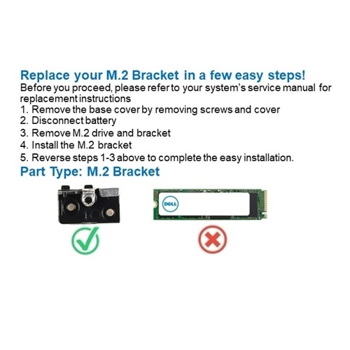 Dell M.2 SATA/PCIE SSD Bracket 2
