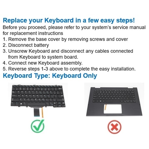 Dell English-US Non-Backlit Keyboard with 82-keys 2