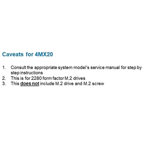 Dell Right Thermal Plate for M.2 PCIE SSD 3