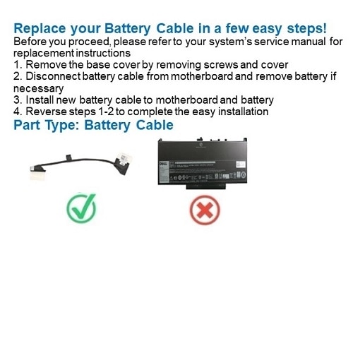 Dell Battery Cable 2