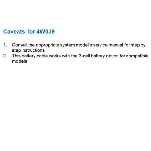 Dell Battery Cable 3