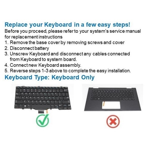 Dell English-US Non-Backlit Keyboard with 80-keys 2