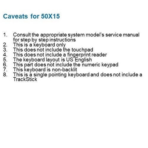 Dell English-US Non-Backlit Keyboard with 80-keys 3