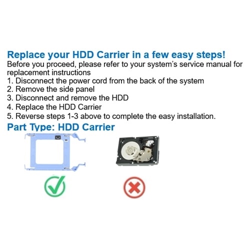 Dell 3.5 inch HDD Bracket 2