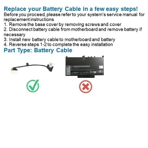 Dell Battery Cable 2