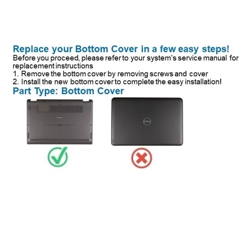 Dell Bottom Base Cover with Smart Card Reader 2