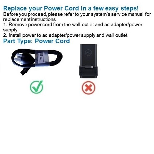 Dell 250V 1 m Power Cord with C5 for Australia  2