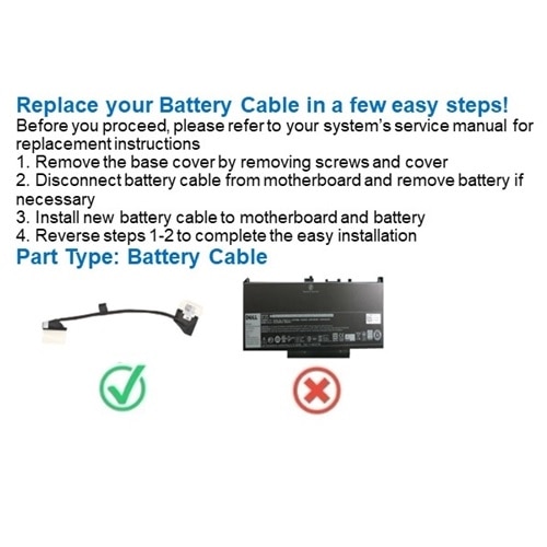 Dell Battery Cable 2