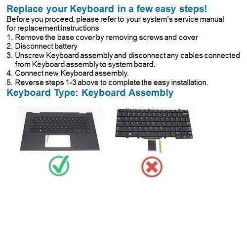 Dell English-US Non-Backlit Keyboard with 80-keys 2