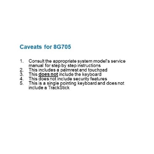 Dell Palmrest Assembly with Touchpad 5