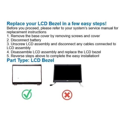 Dell Non-Touch LCD Black Bezel 2