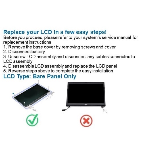 Dell 12.5" HD Non-Touch Anti-Glare LCD 2