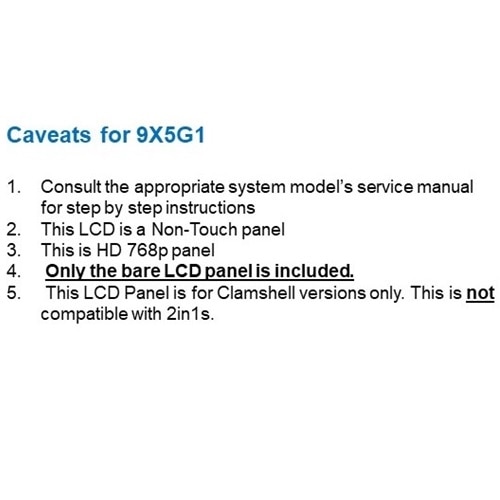 Dell 12.5" HD Non-Touch Anti-Glare LCD 3