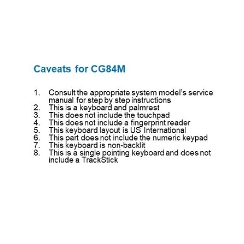 Dell Palmrest Assembly 4