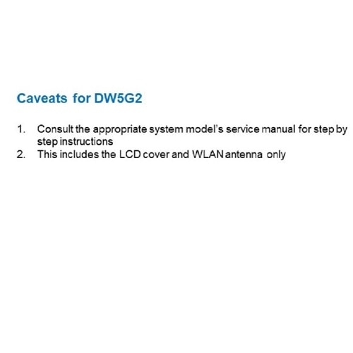 Dell LCD Back Case/Rear Cover with WWAN Antenna 4
