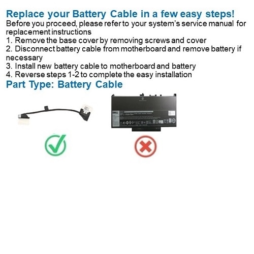 Dell Battery Cable 2