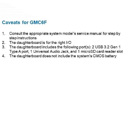 Dell I/O Daughterboard 3