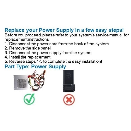 Dell 260W Power Supply 3